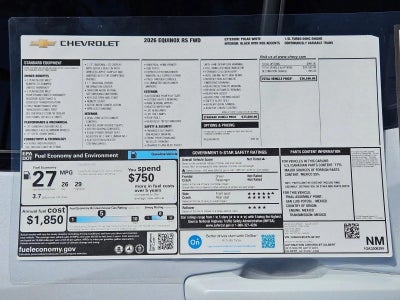 2026 Chevrolet Equinox RS