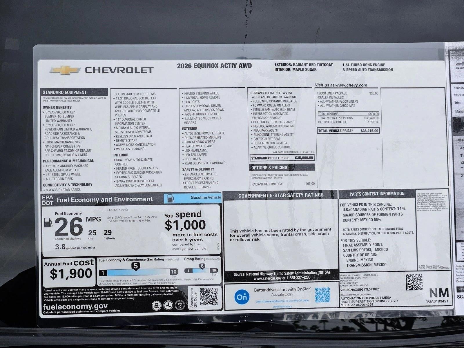 2026 Chevrolet Equinox ACTIV