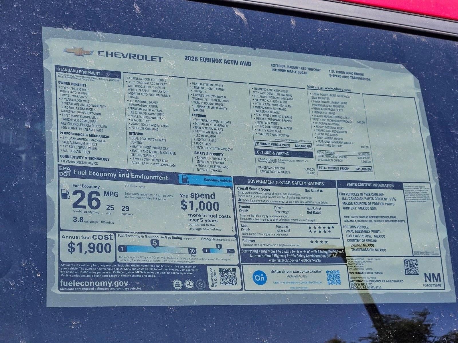 2026 Chevrolet Equinox ACTIV