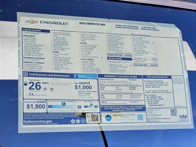 2026 Chevrolet Equinox RS