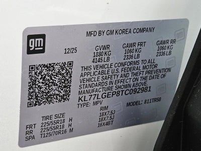 2026 Chevrolet Trax 1RS