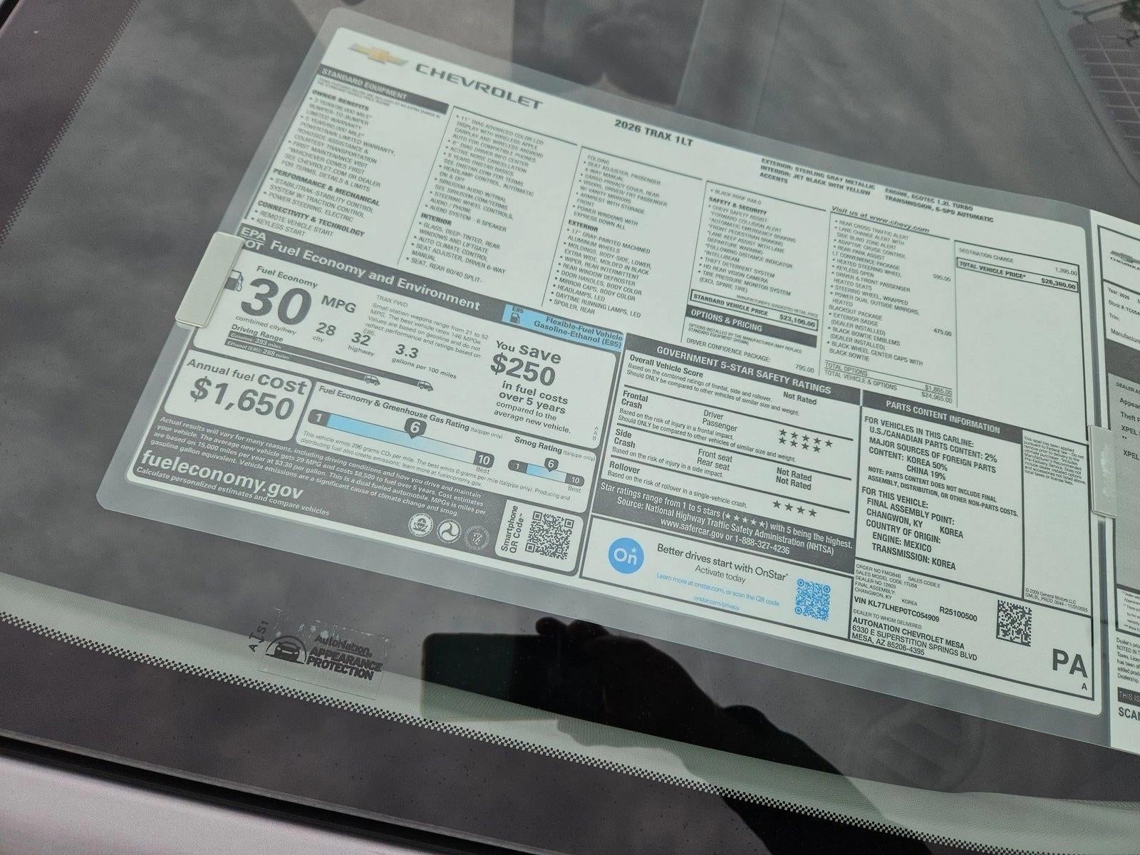 2026 Chevrolet Trax LT