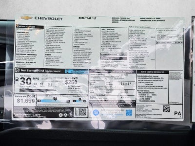 2026 Chevrolet Trax LT