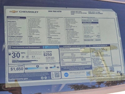 2026 Chevrolet Trax ACTIV