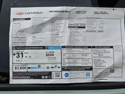 2026 Chevrolet Trailblazer LT