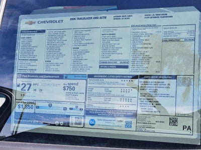 2026 Chevrolet Trailblazer ACTIV