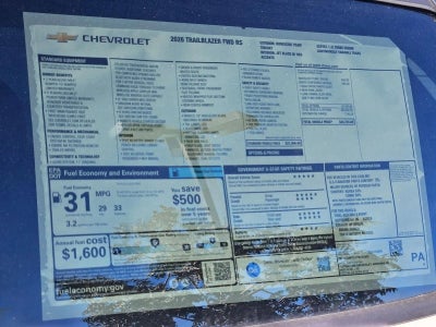 2026 Chevrolet Trailblazer RS